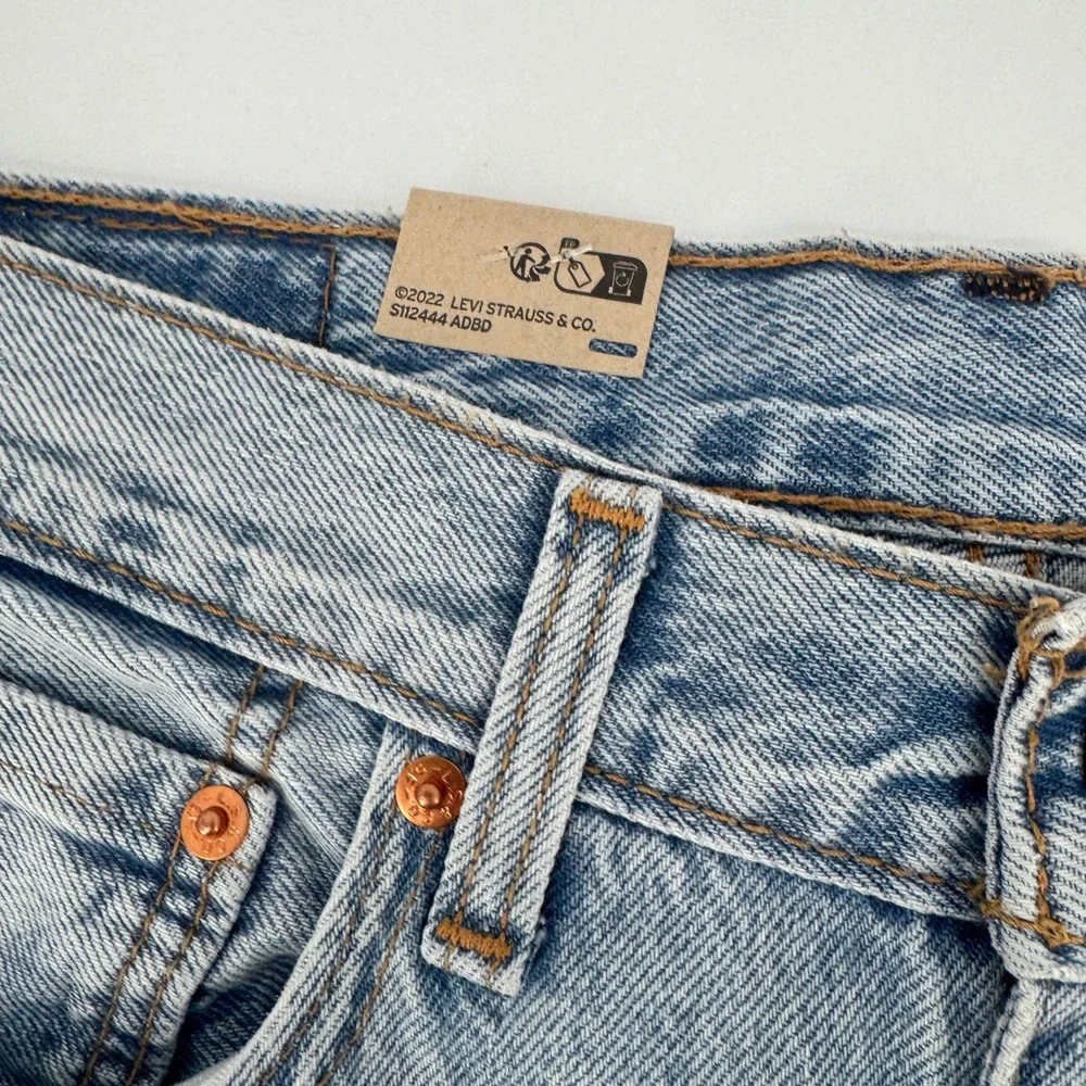 Levi's 565 '97 Loose Straight Mens 32x32 Light Wash Blue Denim Jeans Baggy NEW